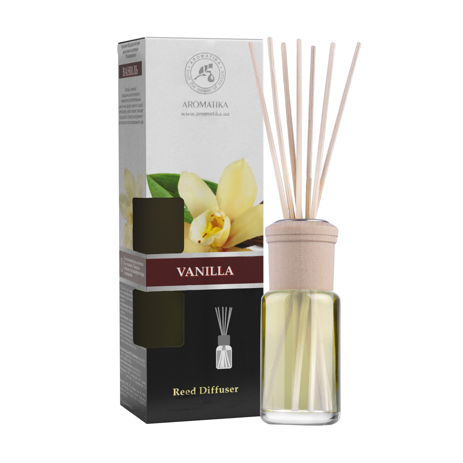 Аромадифузор Ароматика Vanilla Ваніль, 50 мл